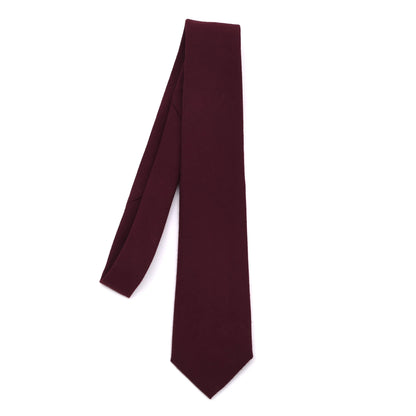 NOS P.C. Leschka x Phoenix Krawatte 100% Wolle Made in Austria – Aubergine