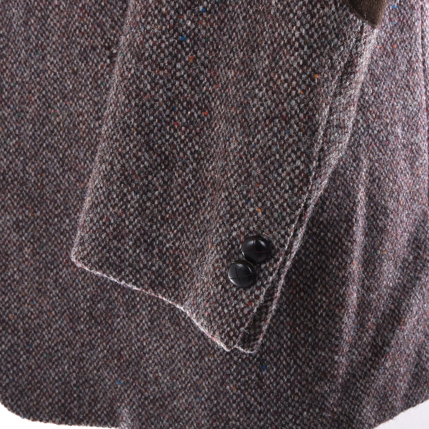 Aristokrat Harris Tweed Wool Jacket Size 26 ca. 58cm - Brown