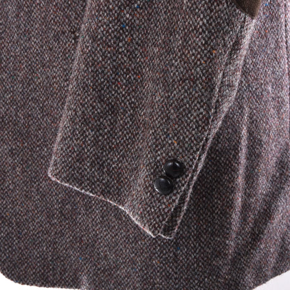 Aristokrat Harris Tweed Wool Jacket Size 26 ca. 58cm - Brown