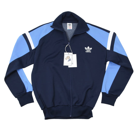 Vintage Adidas Trainingsjacke Größe D46/XS - blau/grau/Marineblau