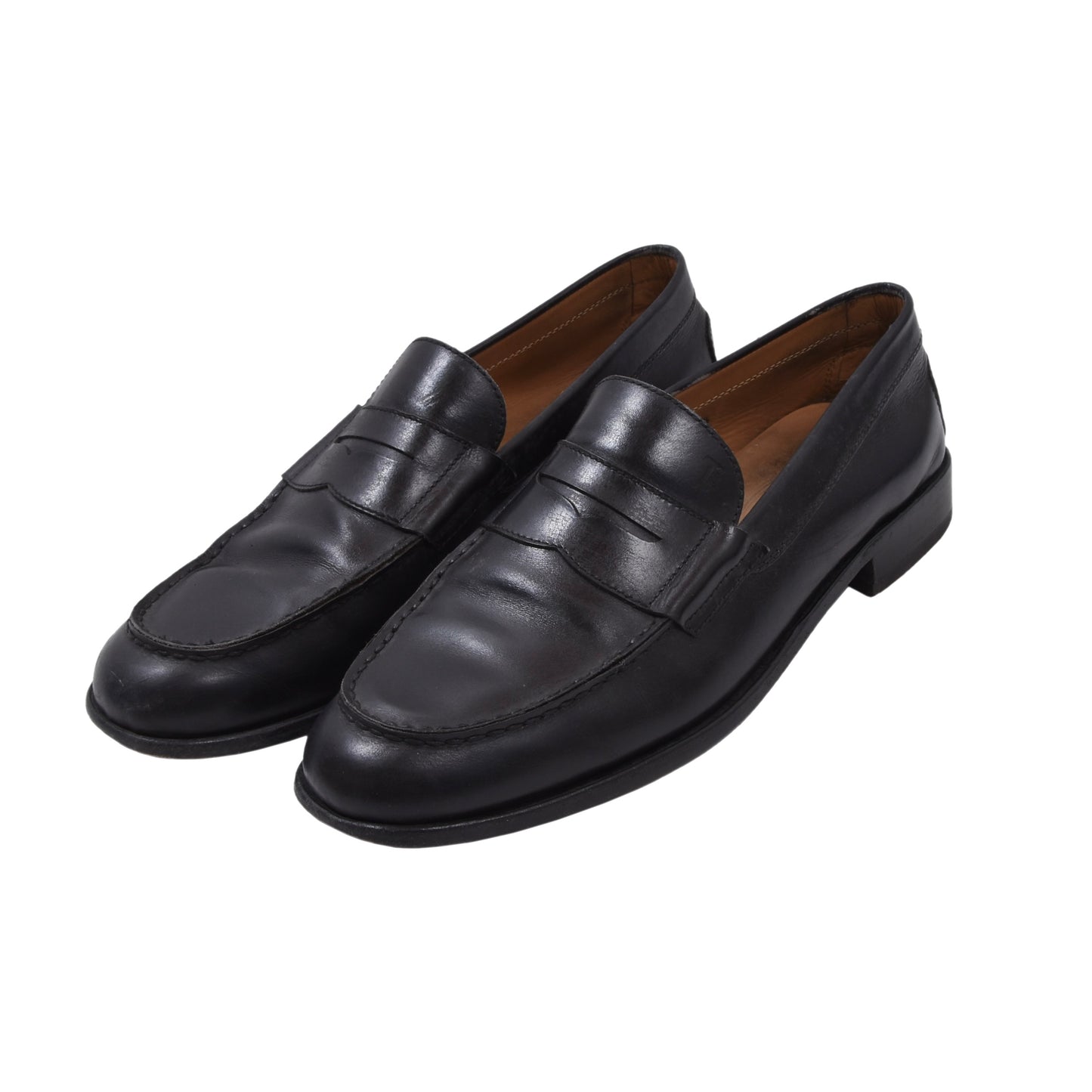 Tod's Classic Leather Loafers Size 9 1/2 - Black