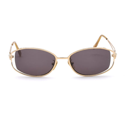 Vintage Gianni Versace Drahtgestell-Sonnenbrille Mod. N30 (?) - Gold