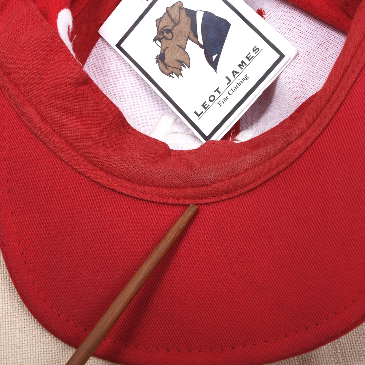 Vintage Adidas 1980-90er Snapback Cap - Rot Spellout