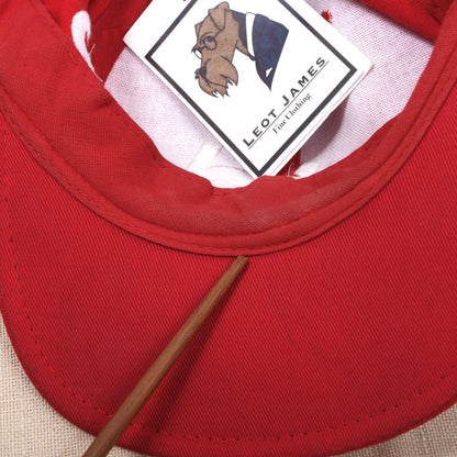 Vintage Adidas 1980-90er Snapback Cap - Rot Spellout