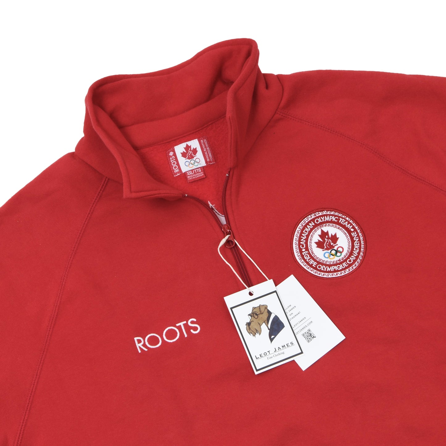 Roots Canada 2004 Olympics Pullover Size XXL ca. 68cm - Red