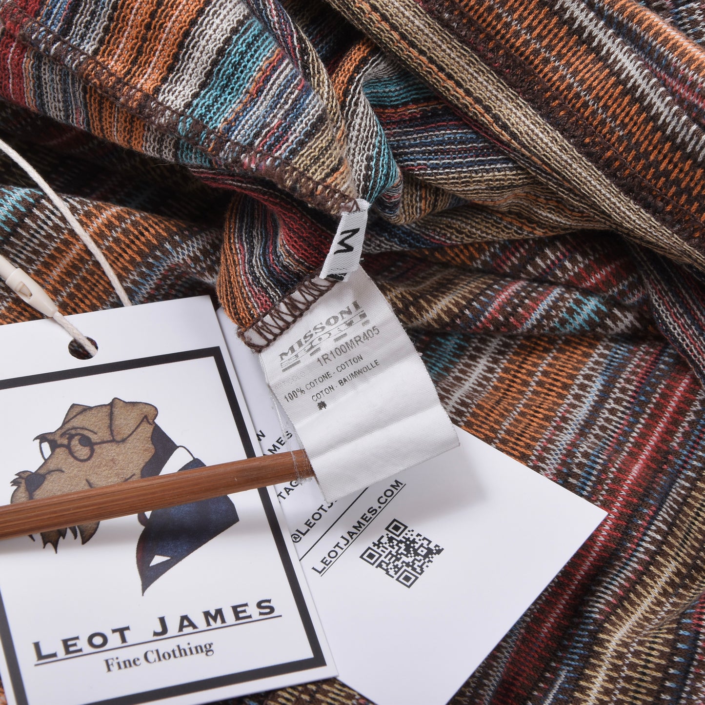 Missoni Sport T-Shirt Size M ca. 53.5cm - Stripes