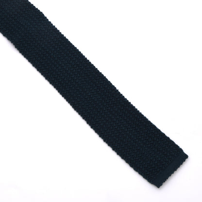 NOS Bleyle Grob Gestrickte Wollkrawatte – Petrol