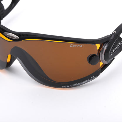 Alpina New Vario Swing M 8430 Shield Cycling Sunglasses - Black