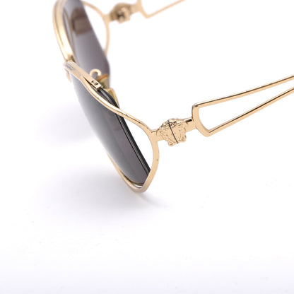 Vintage Gianni Versace Drahtgestell-Sonnenbrille Mod. N30 (?) - Gold