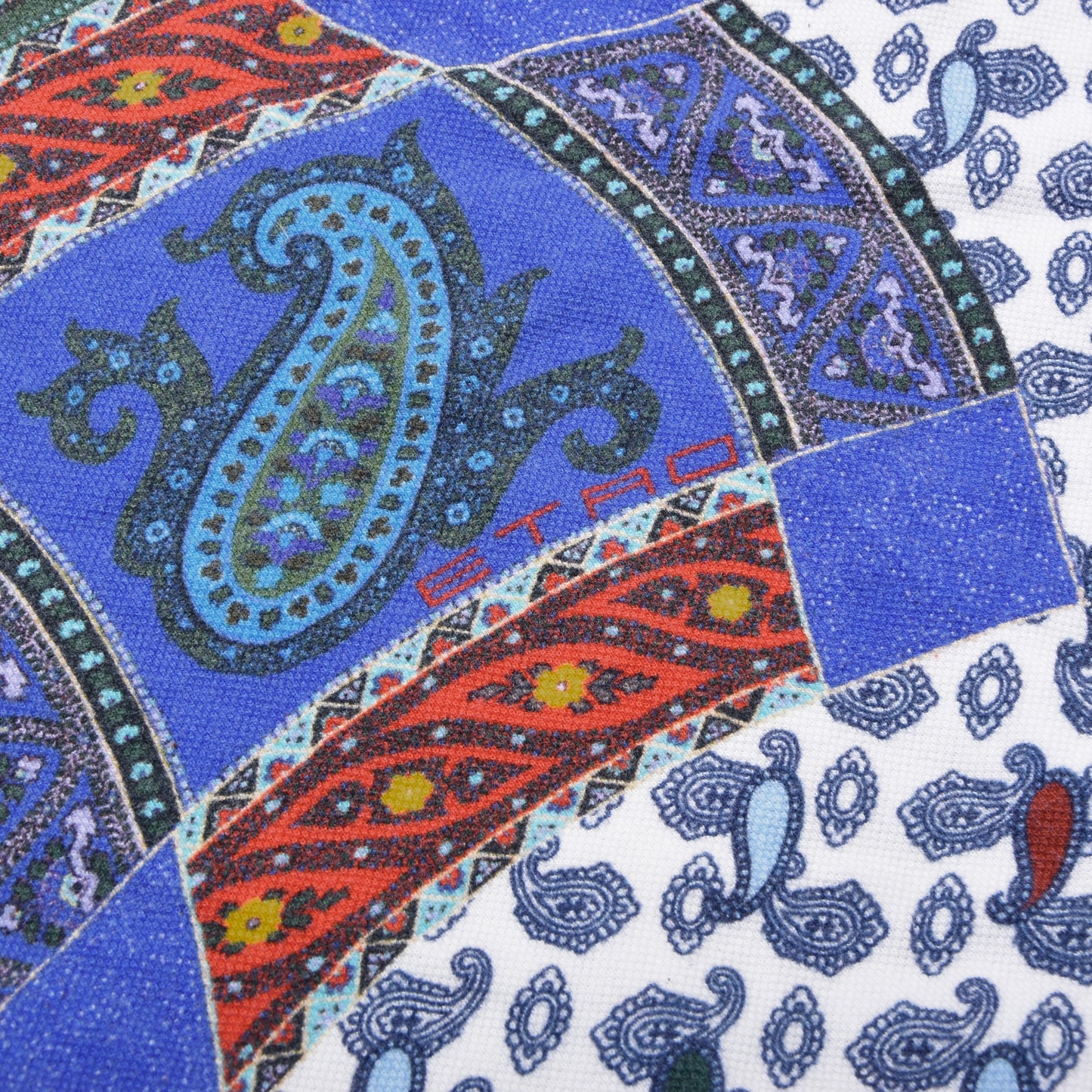 Etro Milano Poloshirt Größe L ca. 55cm - Paisley