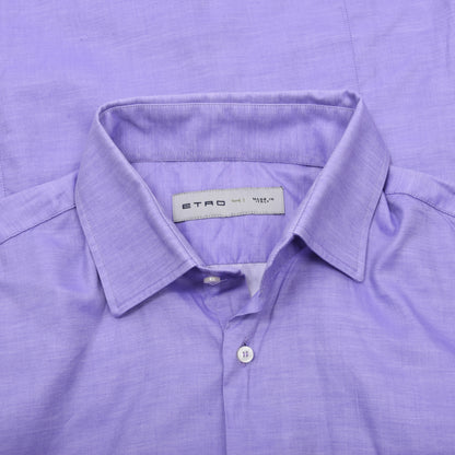 Etro Milano x2 Hemden Größe 41 – Lila/Blau