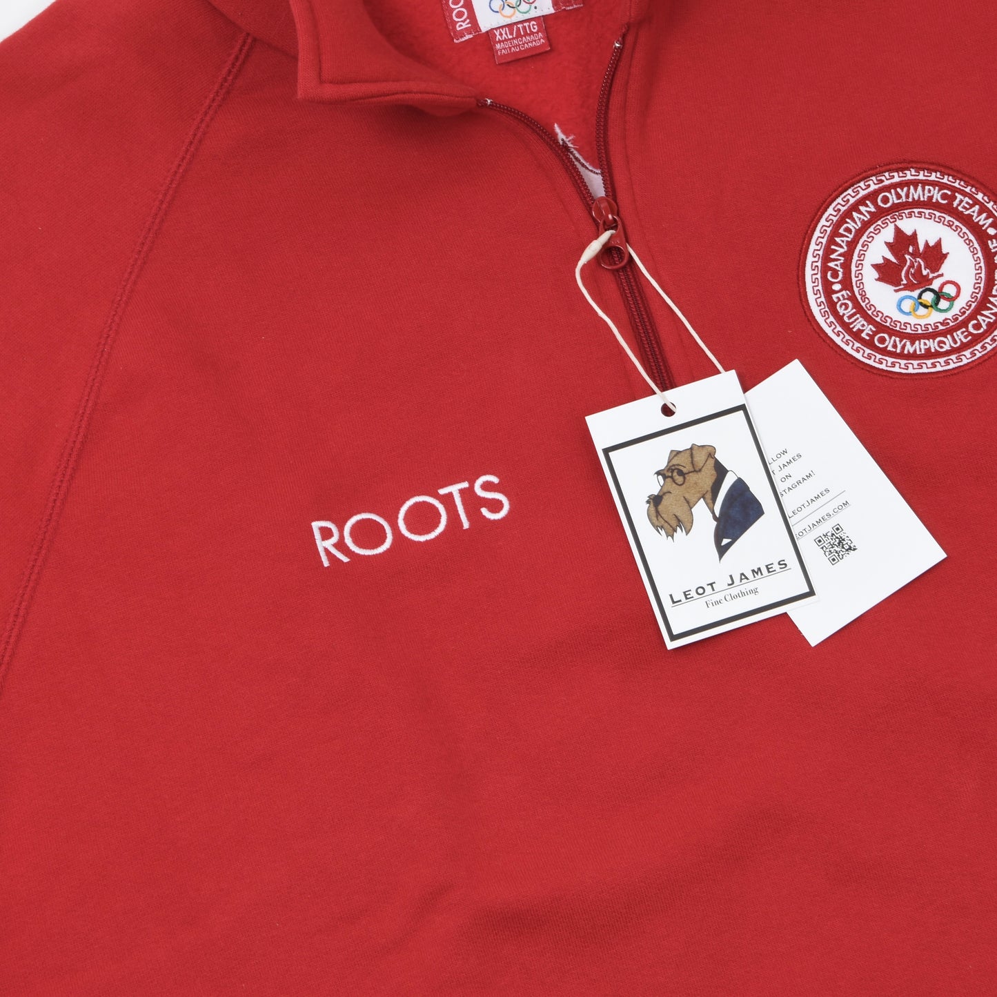 Roots Canada 2004 Olympics Pullover Size XXL ca. 68cm - Red