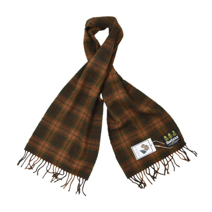 Vintage Barbour Wool Scarf ca. 140cm - Plaid