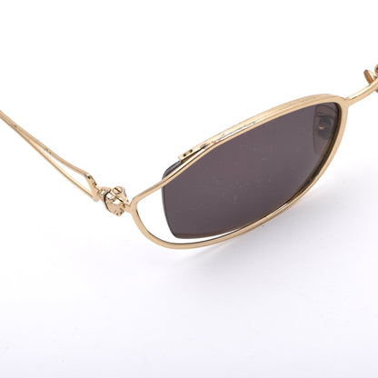 Vintage Gianni Versace Drahtgestell-Sonnenbrille Mod. N30 (?) - Gold