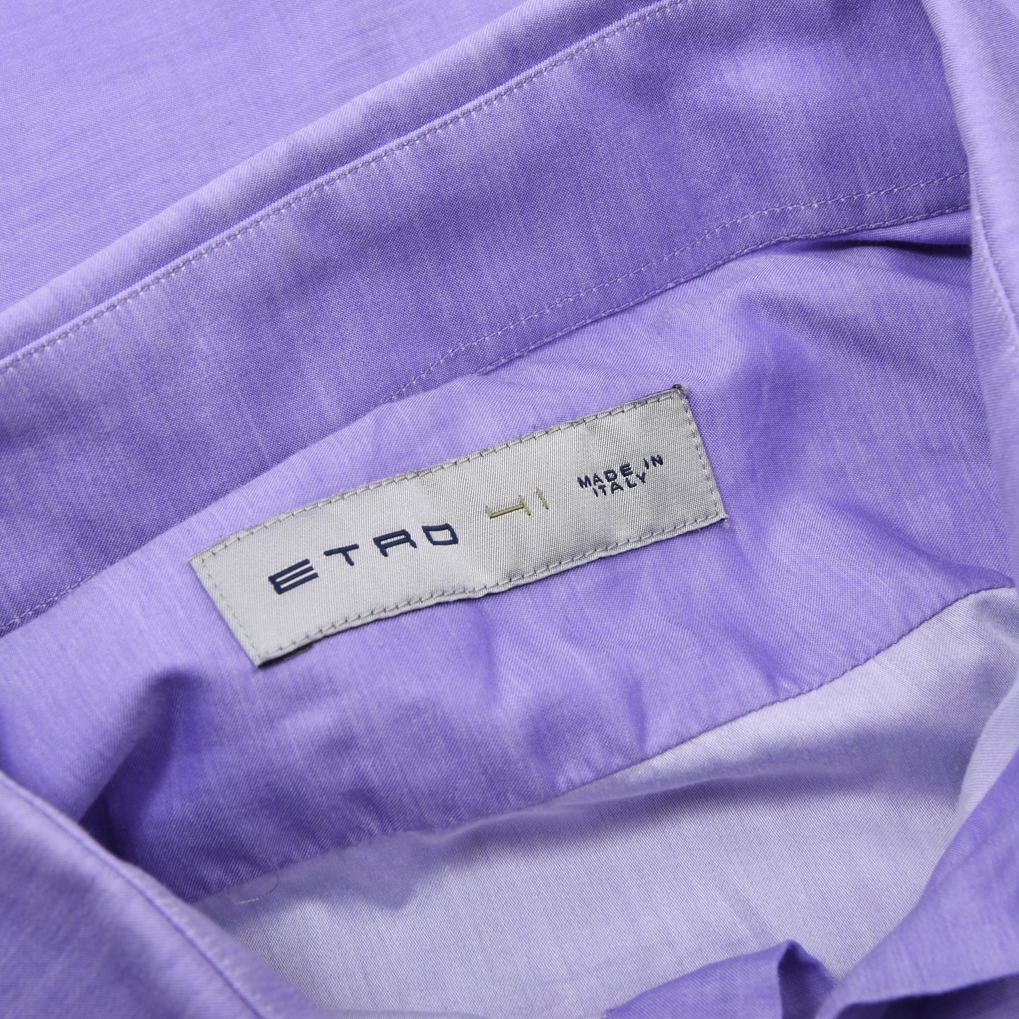 Etro Milano x2 Hemden Größe 41 – Lila/Blau
