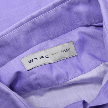 Etro Milano x2 Hemden Größe 41 – Lila/Blau