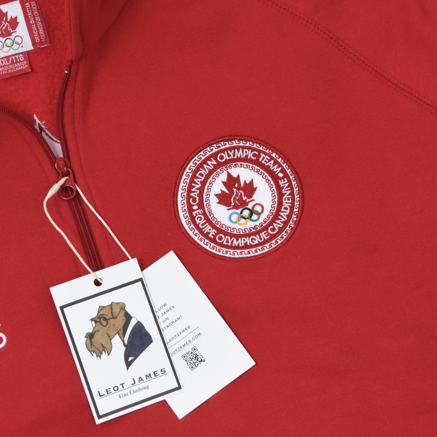 Roots Canada 2004 Olympics Pullover Size XXL ca. 68cm - Red