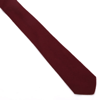 NOS Craigmill Krawatte 100% Schurwolle Made in Scotland – Weinrot