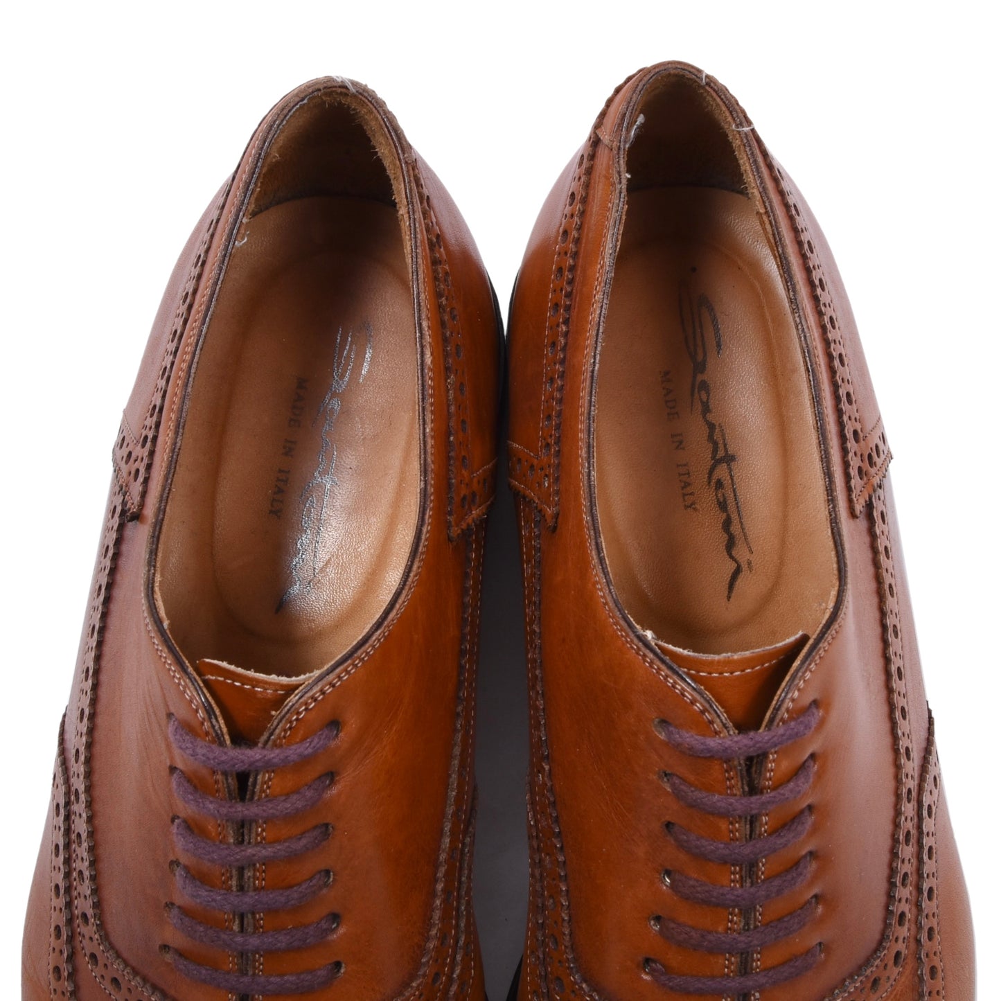 Santoni Lederschuhe Größe 8 - Braun