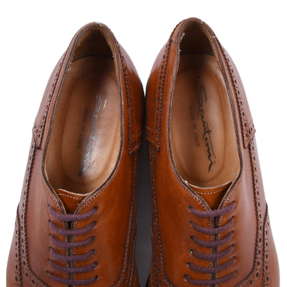 Santoni Lederschuhe Größe 8 - Braun
