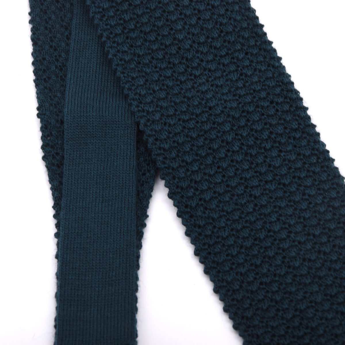 NOS Bleyle Grob Gestrickte Wollkrawatte – Petrol