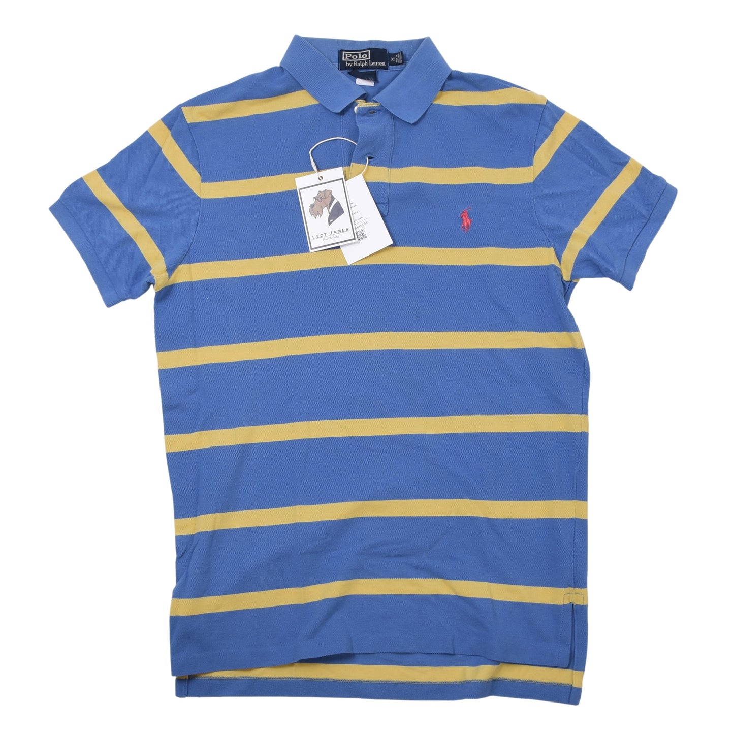 Polo Ralph Lauren 4x Polo Shirts Size M Custom Fit ca. 48-52cm - Striped/Green/Black/Purple