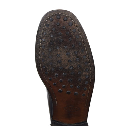 Tod's Classic Leather Loafers Size 9 1/2 - Black