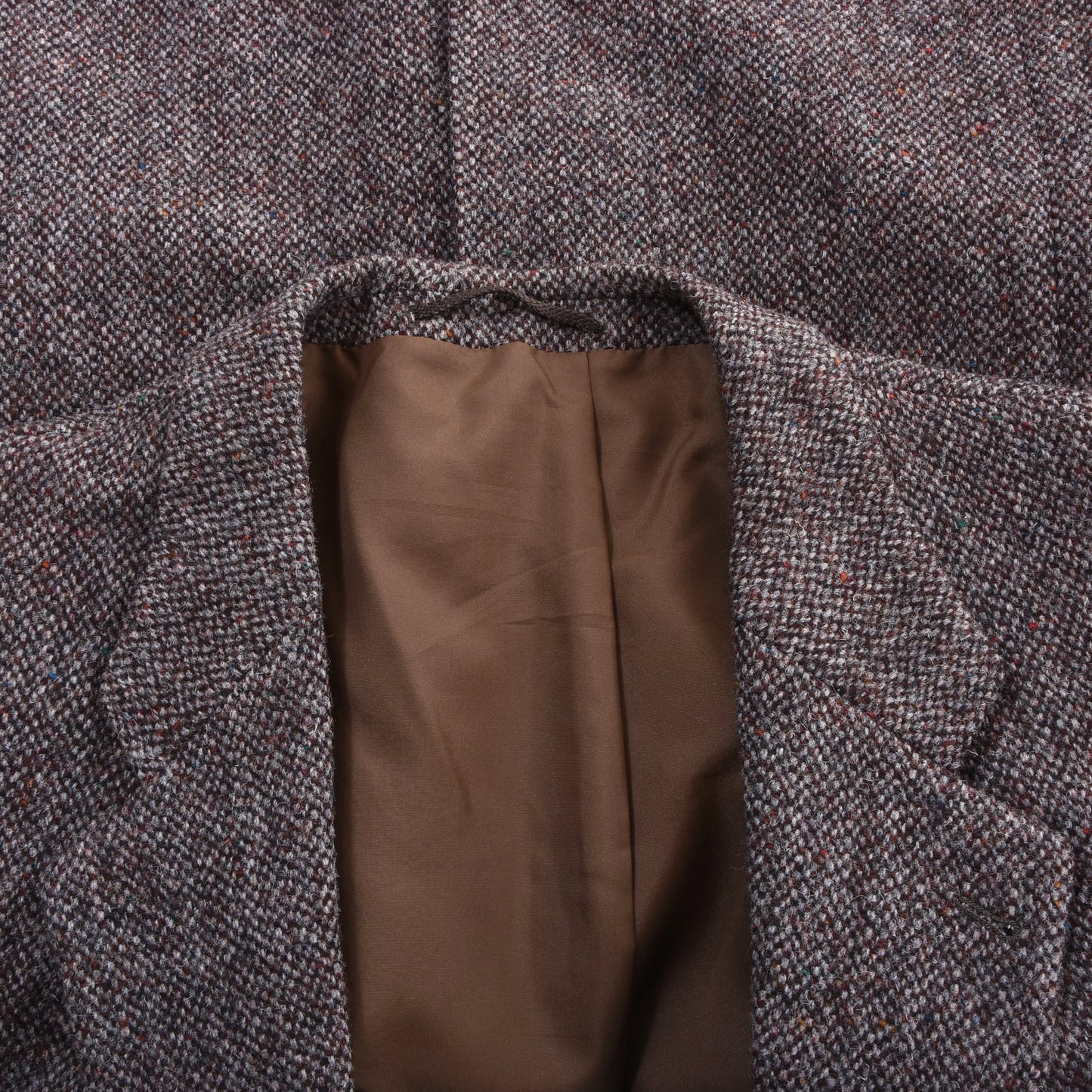 Aristokrat Harris Tweed Wool Jacket Size 26 ca. 58cm - Brown