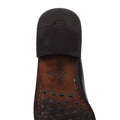 Tod's Classic Leather Loafers Size 9 1/2 - Black