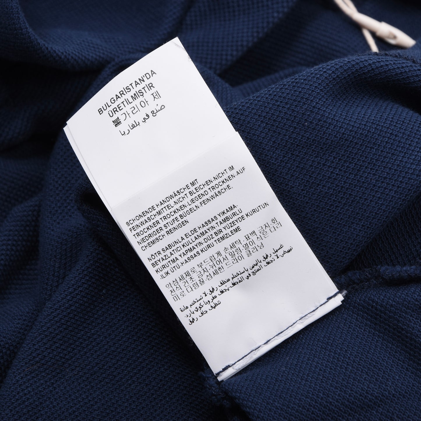 Versace Collection Medusa Polohemd Größe M ca. 49.5cm - Marineblau