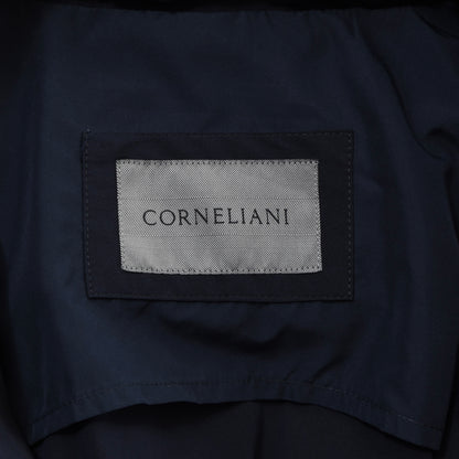 Corneliani Silk Blend Blouson/Jacket Size 50 Chest ca. 56cm - Navy Blue