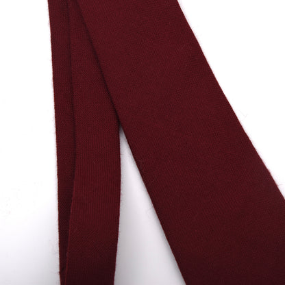 NOS Craigmill Krawatte 100% Schurwolle Made in Scotland – Weinrot
