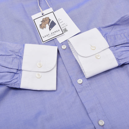Etro Milano x2 Hemden Größe 41 – Lila/Blau