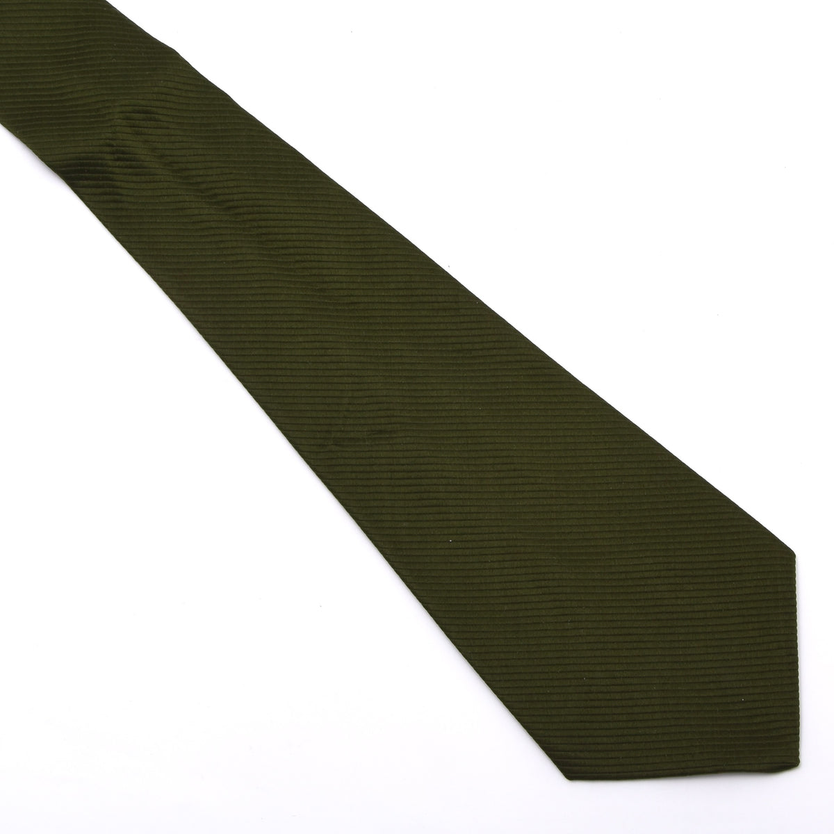 Vintage Adlmüller Silk Tie Width: 11cm - Olive Green
