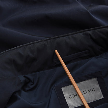 Corneliani Silk Blend Blouson/Jacket Size 50 Chest ca. 56cm - Navy Blue