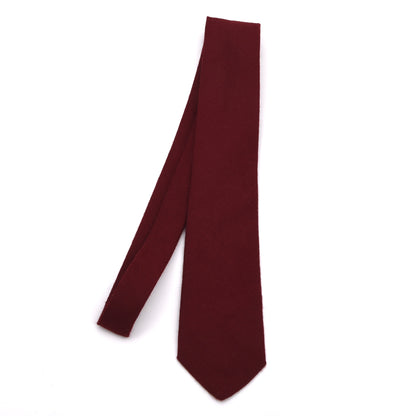 NOS Craigmill Krawatte 100% Schurwolle Made in Scotland – Weinrot