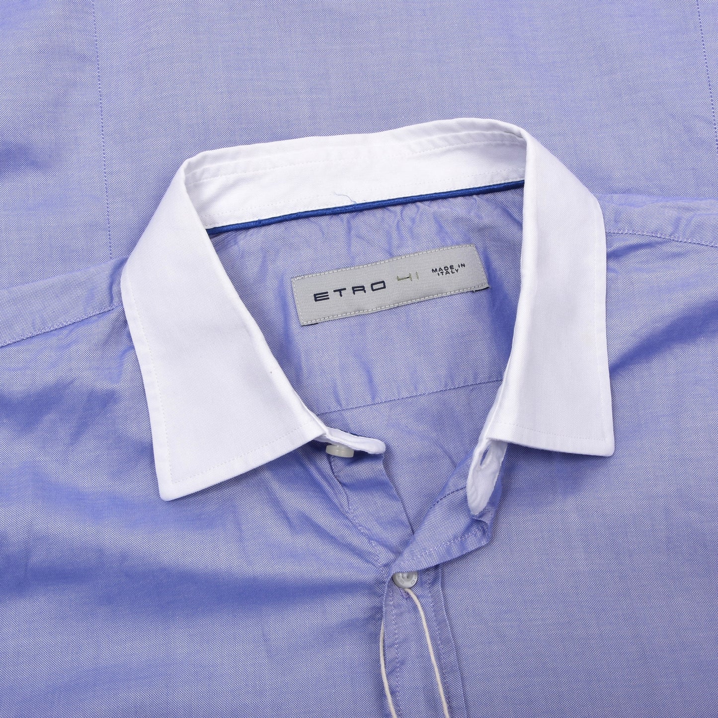 Etro Milano x2 Hemden Größe 41 – Lila/Blau