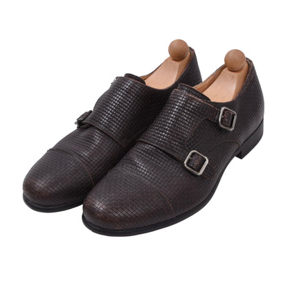 Frau Double Monk Shoes Size 44 - Brown