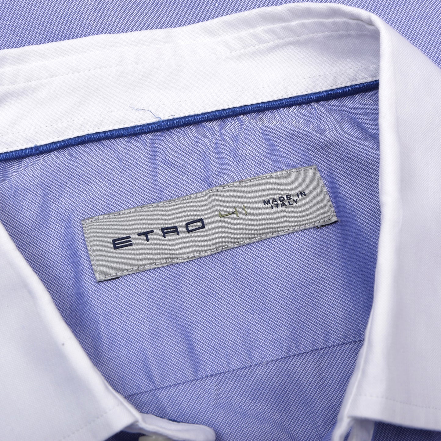 Etro Milano x2 Hemden Größe 41 – Lila/Blau