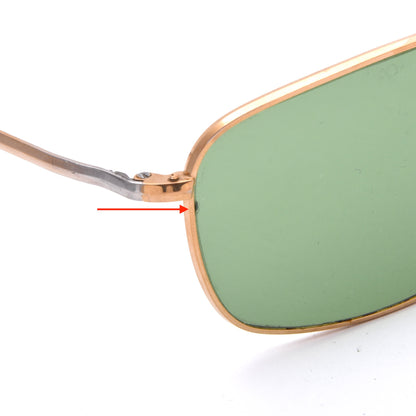 Vintage American Optical Skymaster Navigator Sport Sonnenbrille - Gold