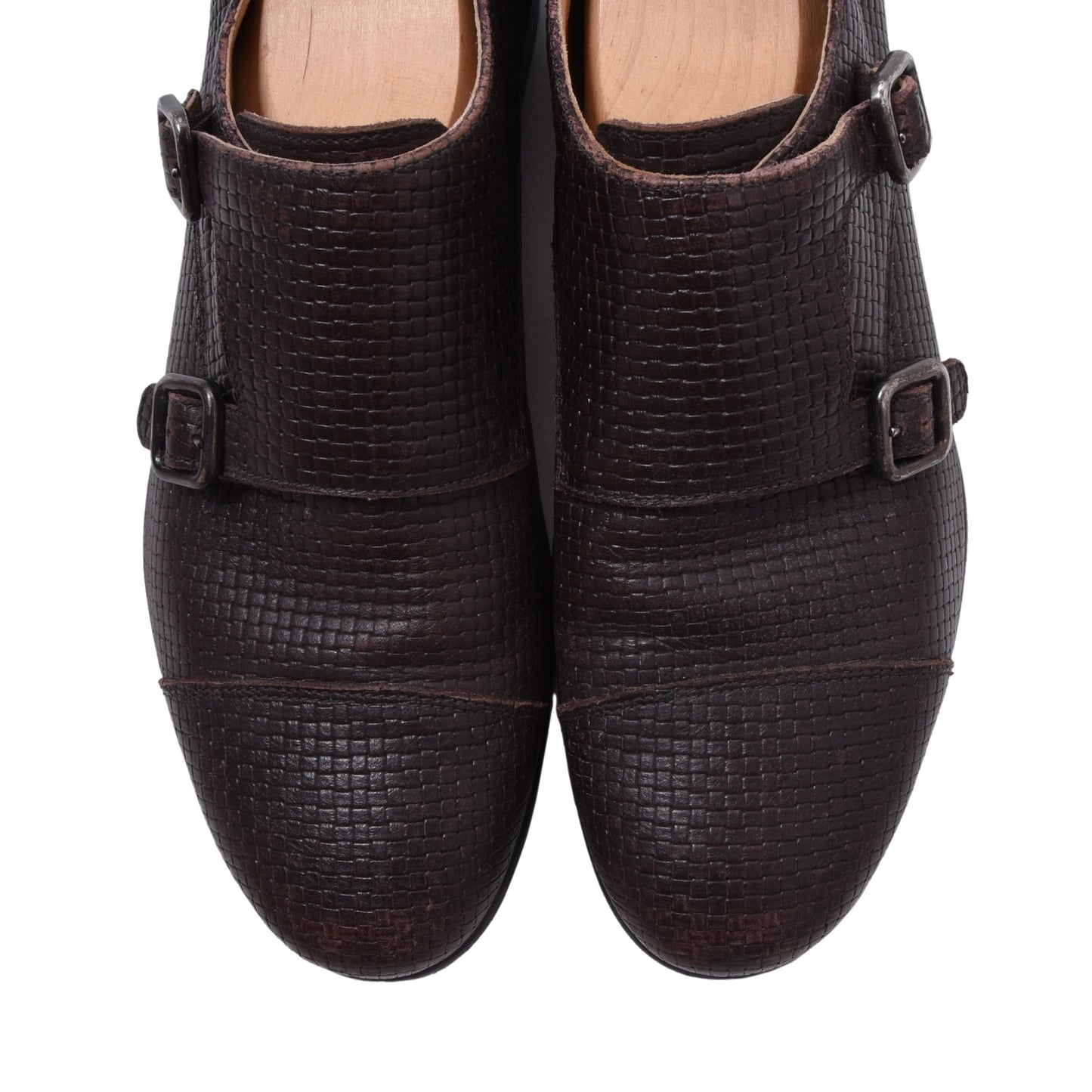 Frau Double Monk Shoes Size 44 - Brown