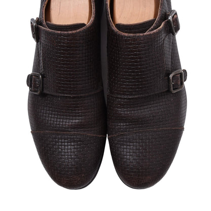 Frau Double Monk Shoes Size 44 - Brown