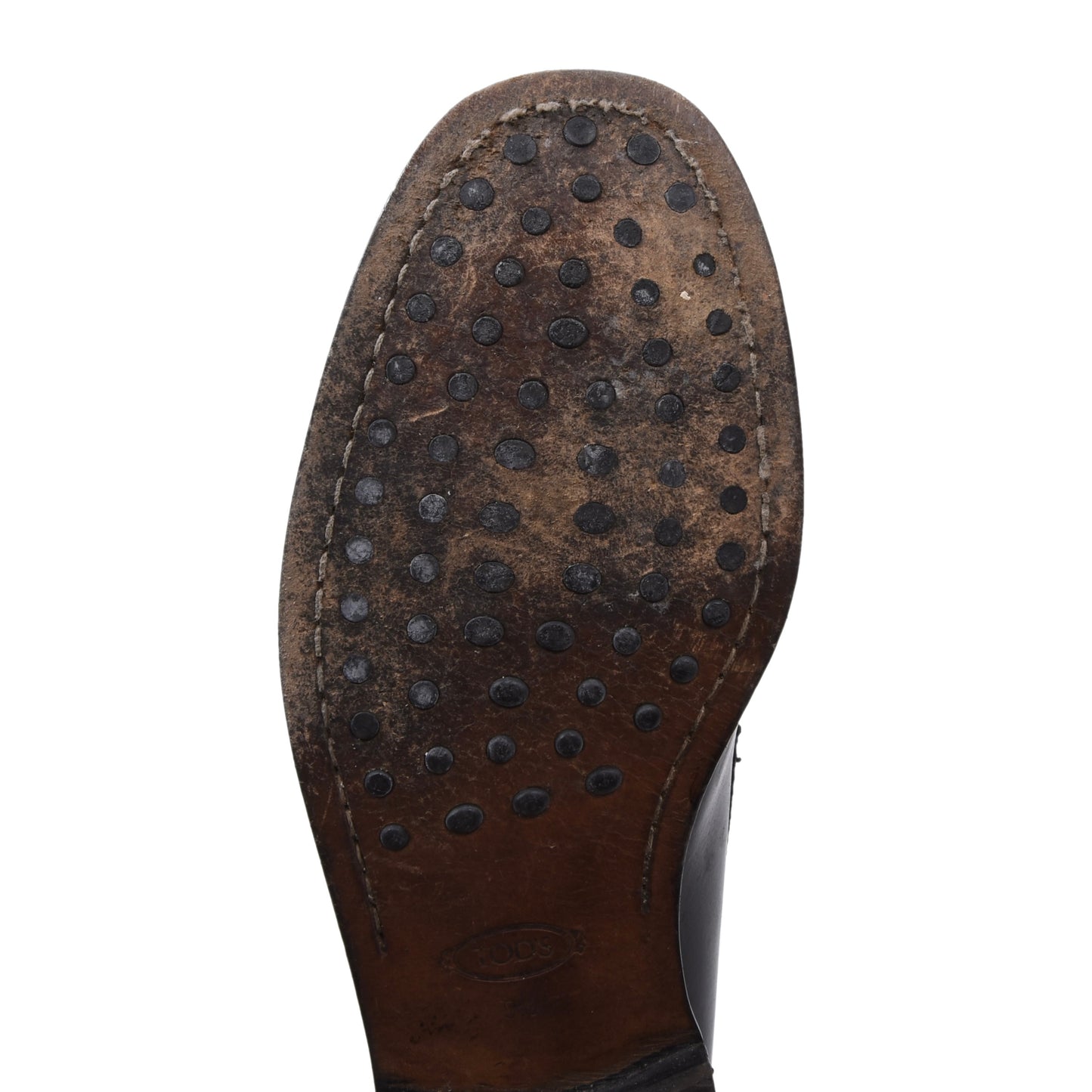 Tod's Classic Leather Loafers Size 9 1/2 - Black