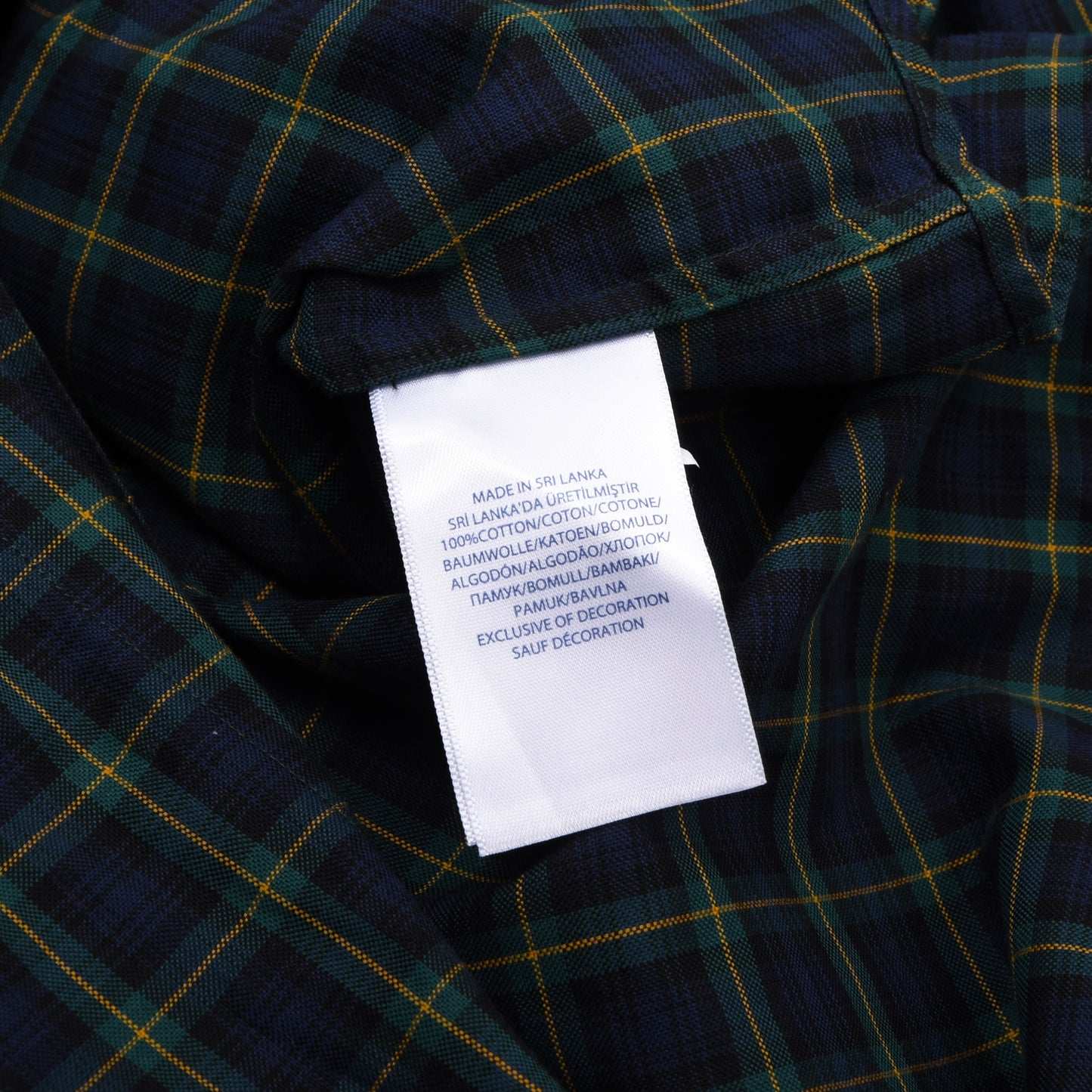 Polo Ralph Lauren Baumwollhemd Größe M9 Brust ca. 57cm - Tartan