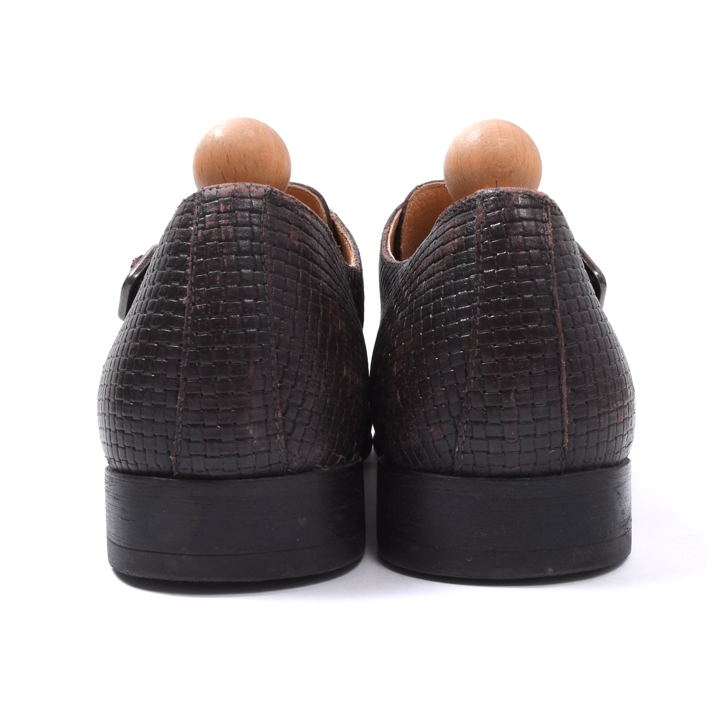 Frau Double Monk Shoes Size 44 - Brown