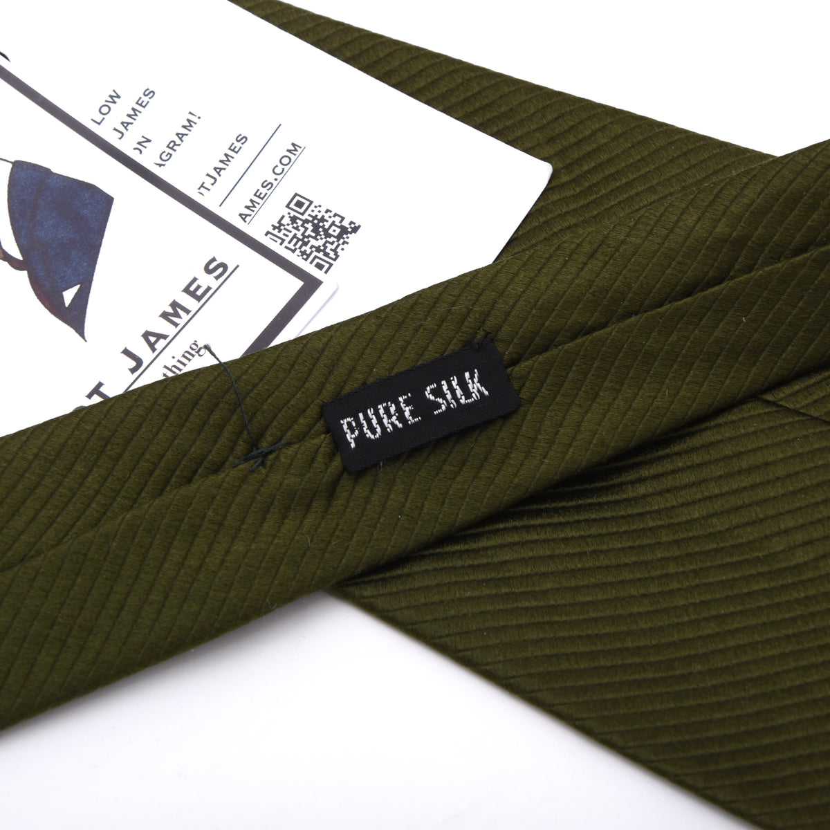 Vintage Adlmüller Silk Tie Width: 11cm - Olive Green