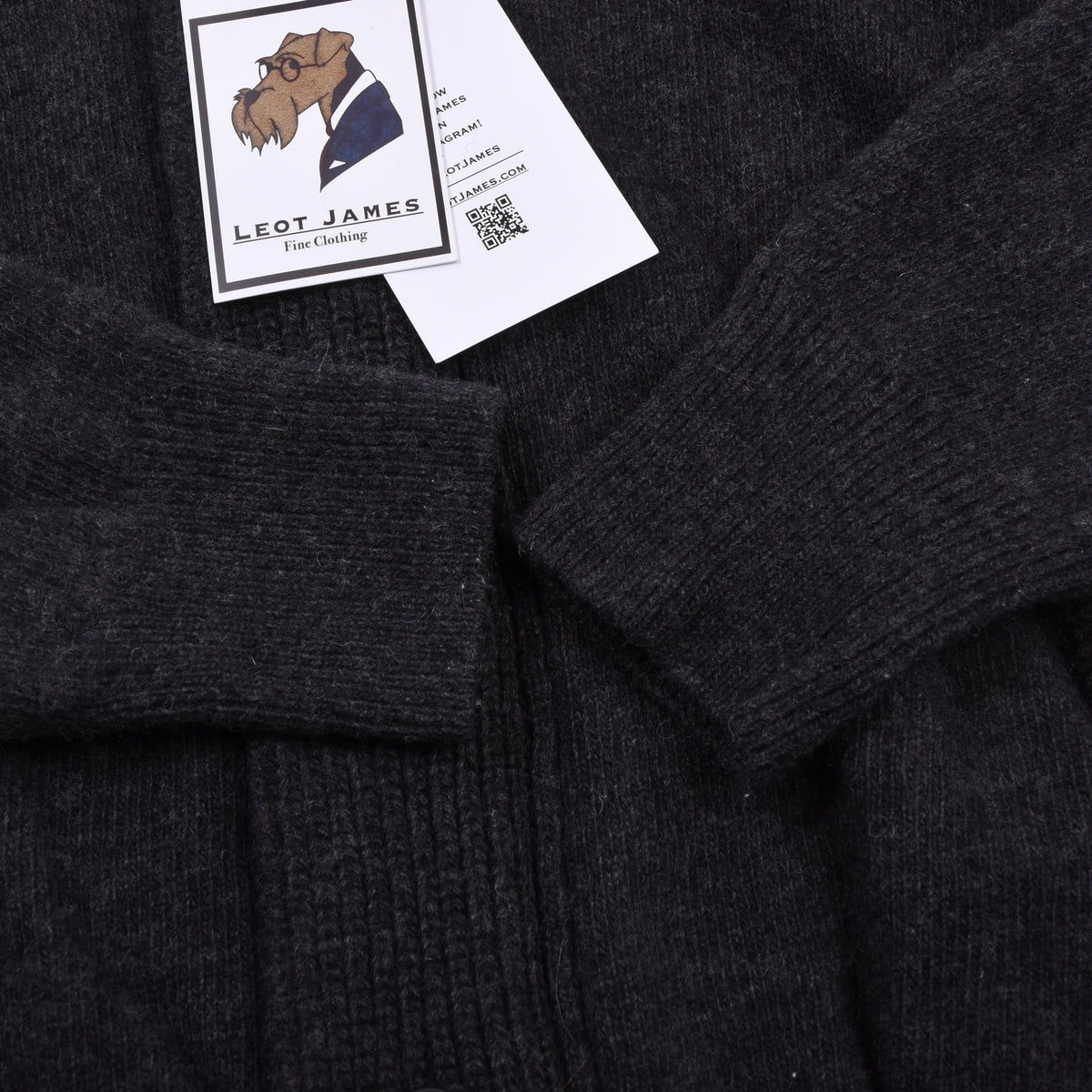 Barbour Essential Strickjacke aus Wolle Größe M - Grau