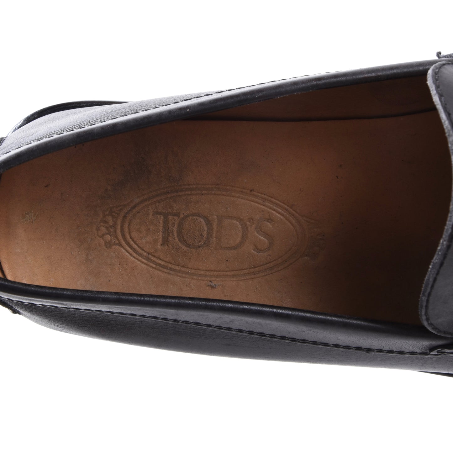 Tod's Classic Leather Loafers Size 9 1/2 - Black