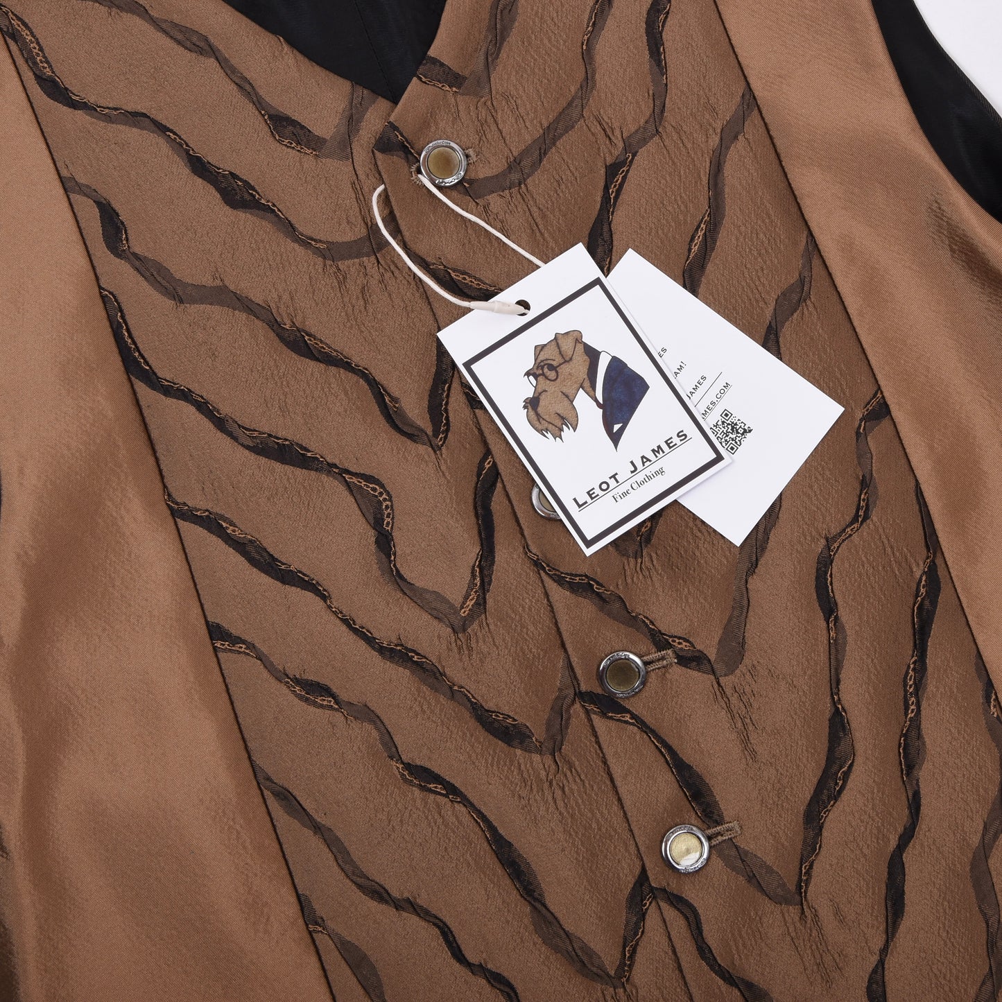 Archetipo Weste aus 100 % Seide, Größe 48 - Kupfer