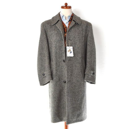 Lord Classic Kynoch Tweed Wool Overcoat Size 48